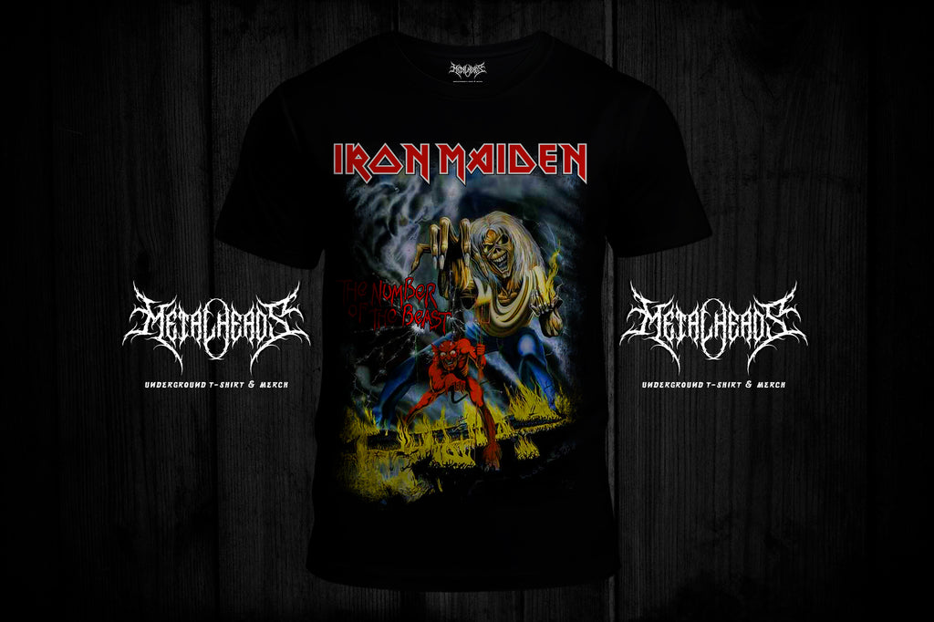 T-Shirt IRON MAIDEN from album THE NUMBER OF THE BEAST